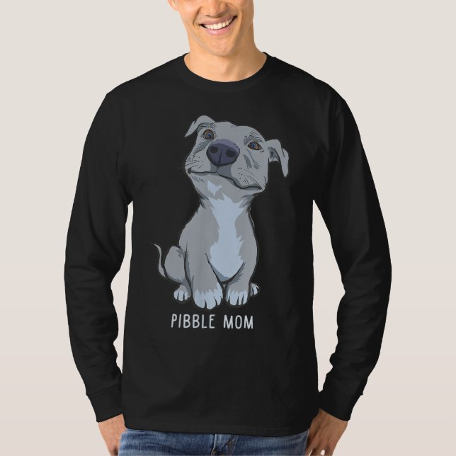 Camiseta Regalo de mamá de Pitbull Pibble (Anverso)