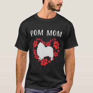 Camiseta Regalo de mamá de Pom Mom Pomeranian