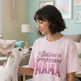 Camiseta Regalo de mamá del Greyhound italiano por mamá del