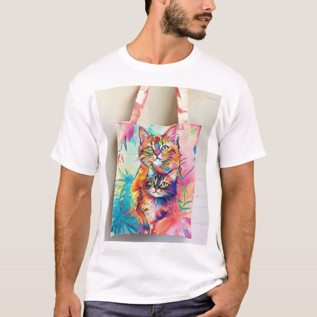 Camiseta Regalo de Mamá Gata (Anverso)