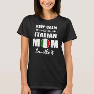 Camiseta Regalo de mamá italiana deja que mamá italiana lo 