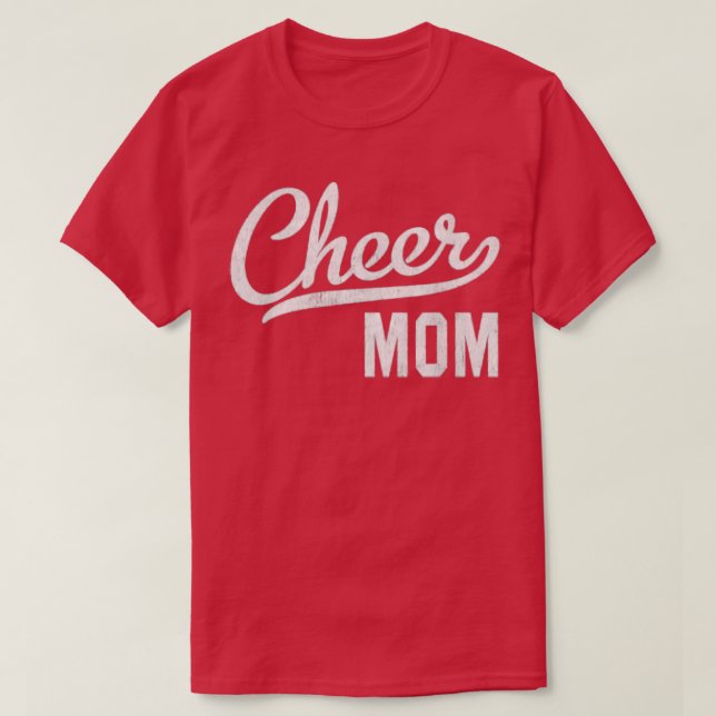 Camiseta Regalo de mamá orgullosa de animar a mamá (Diseño del anverso)