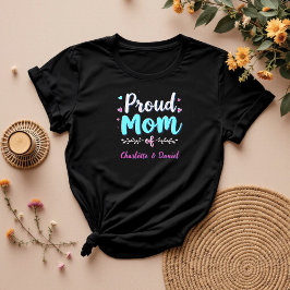 Camiseta Regalo de mamá personalizado | Orgullosa mamá de n