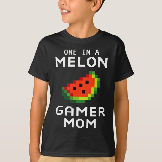Camiseta Regalo De Mamá Retro Gamer - Funny Watermelon One  (Anverso)