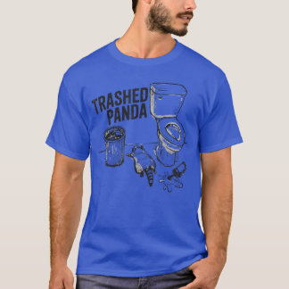 Camiseta Regalo de Mapache Divertido Borracho Panda Destroz