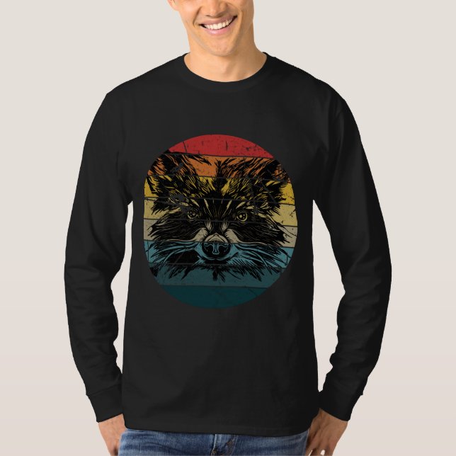 Camiseta Regalo de mapache para Mapache Marten Raccoon (Anverso)