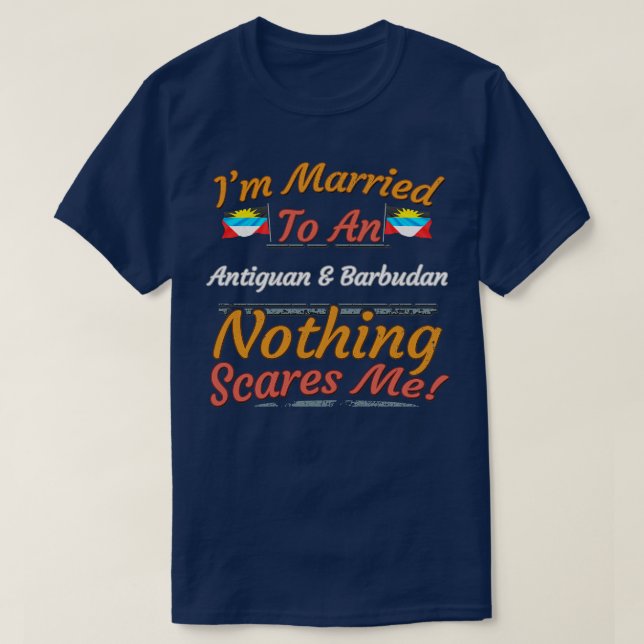Camiseta Regalo de mariposa de bandera de Antigua Barbuda p (Diseño del anverso)