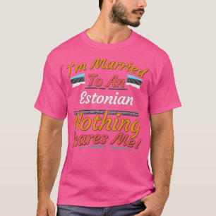 Camiseta Regalo de mariposa de bandera de Estonia para esto