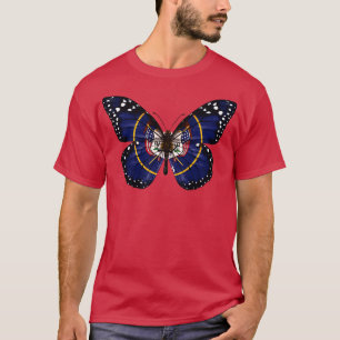 Camiseta Regalo de mariposa de bandera de Utah para Utahn d