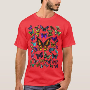 Camiseta Regalo De Mariposa Para Hombres Mujeres Niños Mari