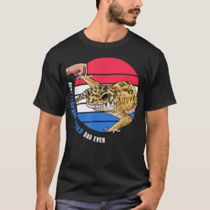 Camiseta Regalo de Mascota Lagarto Leopardo para Hombre Mej