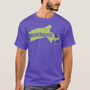 Camiseta Regalo de Massachusetts State Vintage Massachusett