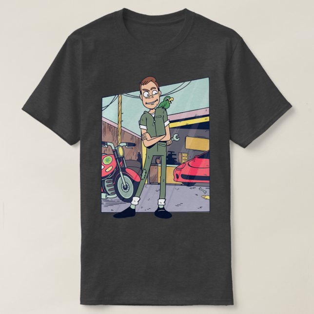 Camiseta Regalo de mecánica de herramientas mecánicas (2) (Diseño del anverso)