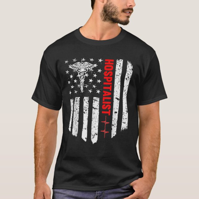 Camiseta Regalo de Medicina Patriótica de Bandera Estadouni (Anverso)