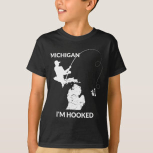 Camiseta Regalo De Mi Michigan Para Pescadores Y