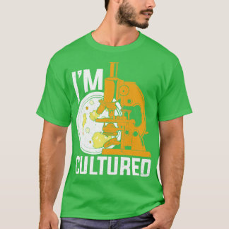 Camiseta Regalo de Microbiología Culturada Im