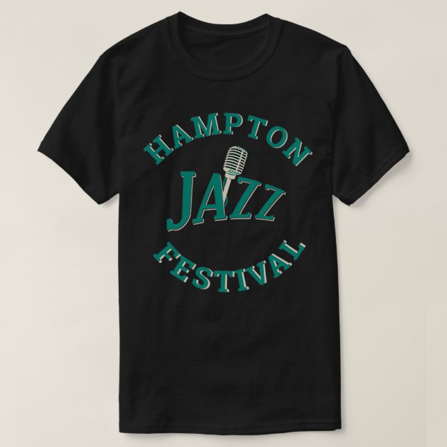 Camiseta Regalo de micrófono para el Festival de Jazz de Ha (Diseño del anverso)