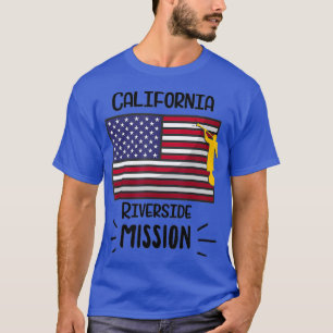 Camiseta Regalo de misión de California Riverside Mormon LD
