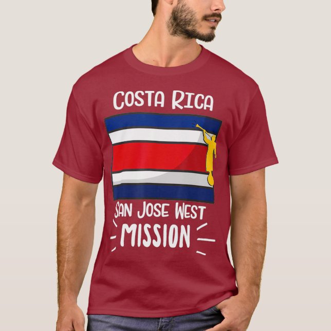Camiseta Regalo de misión de Mormon LDS Este de Costa Rica  (Anverso)