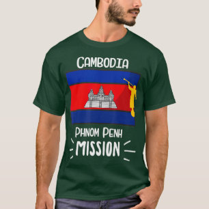 Camiseta Regalo de misión de Phnom Penh Mormon LDS en Cambo