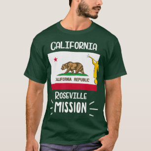 Camiseta Regalo de misión LDS de California Roseville Mormo
