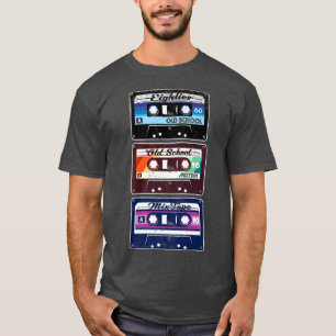 Camiseta Regalo de mixtape retro de cassette musical de los