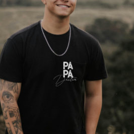 Camiseta Regalo De Moda Para Papá Personalizado Nombre Indi