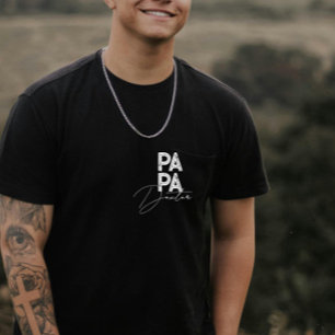 Camiseta Regalo De Moda Para Papá Personalizado Nombre Indi