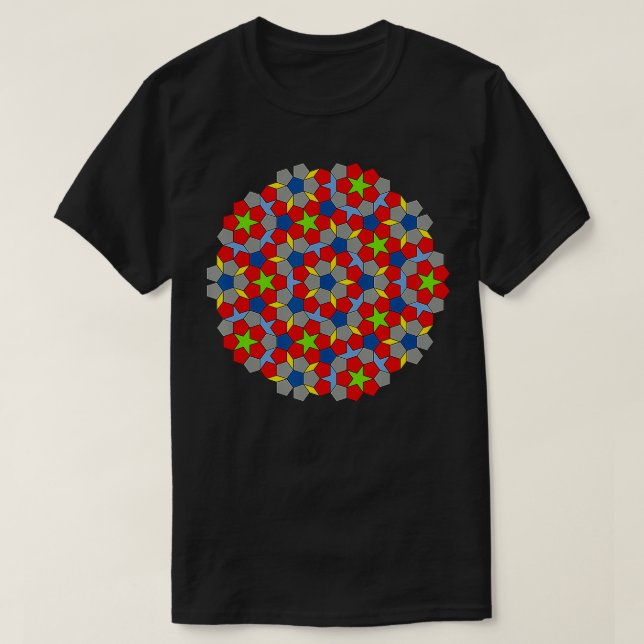 Camiseta Regalo de mosaico de penrose (Diseño del anverso)