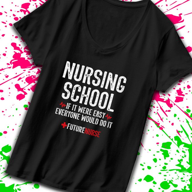 Camiseta Regalo de motivación de estudio - estudiante de es (Embrace your spirit as a nursing student who enjoys motivational sarcasm! -Teemixer)