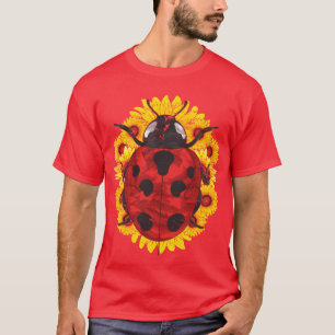 Camiseta Regalo de motivo de animal de escarabajo girasol m