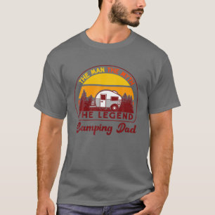 Camiseta Regalo de Motohome de Camping Dad Caravan Camper D