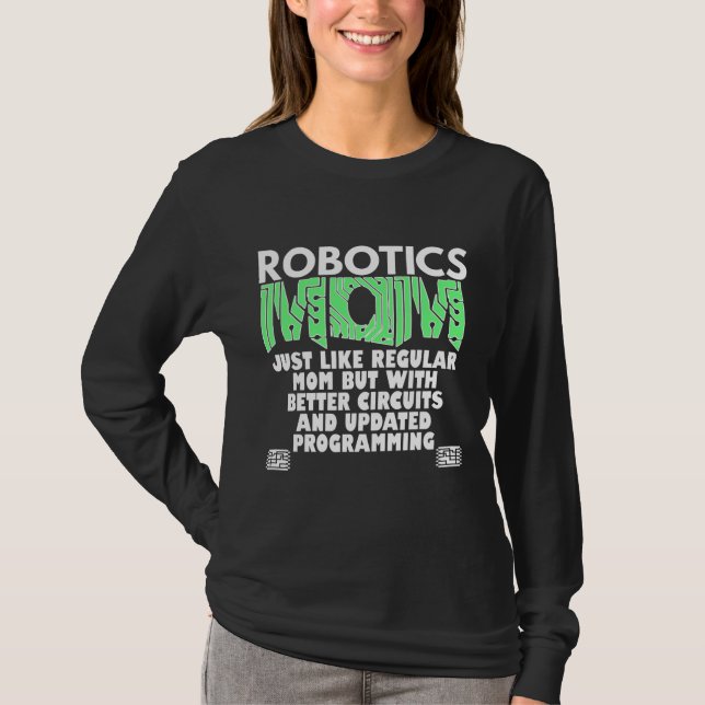 Camiseta Regalo de mujeres robóticas (Anverso)