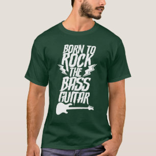 Camiseta Regalo de música de banda de bajo Rockhe de Borno