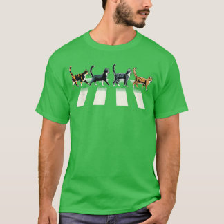 Camiseta Regalo de música de rock y roll de gato retro para