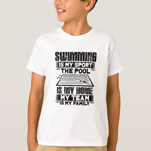 Camiseta Regalo De Natación (Anverso)