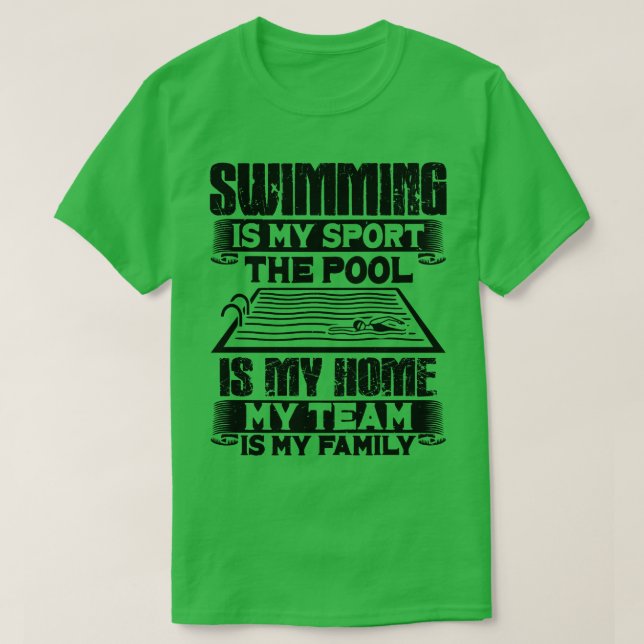 Camiseta Regalo de natación 6 (Diseño del anverso)