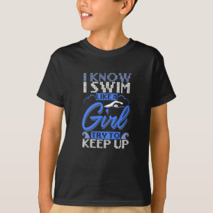 Camiseta Regalo de natación para nadador 