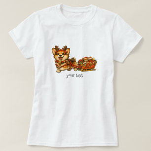 Camiseta Regalo de Navidad acogedor y retro de trineo de re