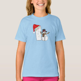 Camiseta Regalo de Navidad con la letra I blanca