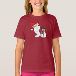Camiseta Regalo de Navidad con letra blanca