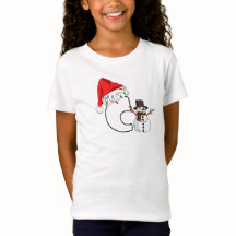Regalo de Navidad con letra c blanca