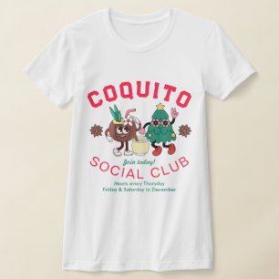 Camiseta Regalo de Navidad del Club Social Coquito Divertid