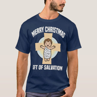 Camiseta REGALO DE NAVIDAD FELIZ DE SALVACIÓN Ba regalo