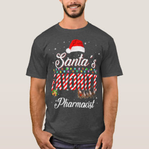 Camiseta Regalo de Navidad para navidades Farmacéuticos fav