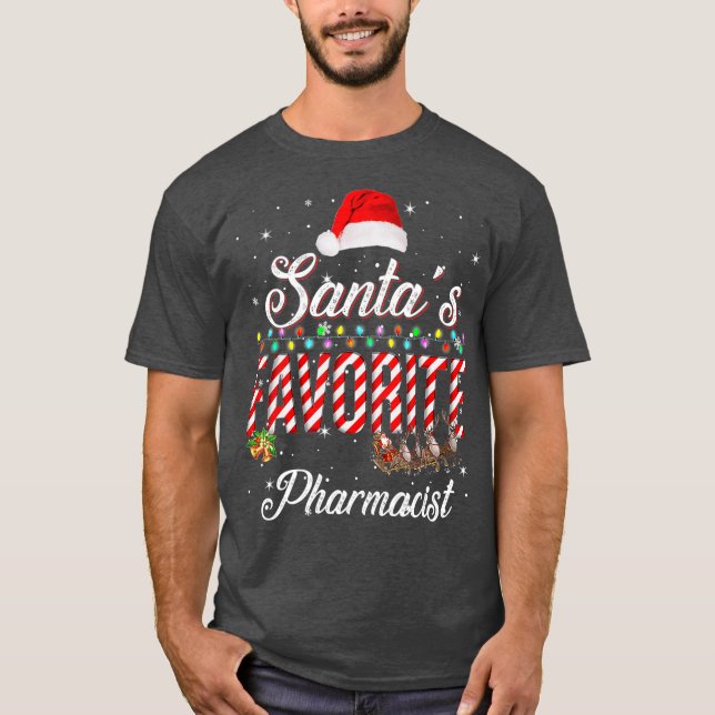 Camiseta Regalo de Navidad para navidades Farmacéuticos fav (Anverso)