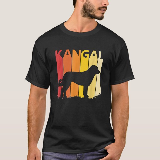 Camiseta Regalo de Navidad Retro Kangal Dog Merry (Anverso)