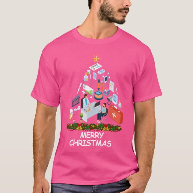 Camiseta Regalo de Navidad Terapia Christmasree (Anverso)