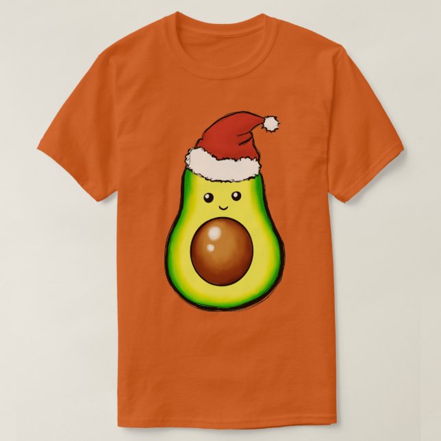 Camiseta Regalo de Navidades de aguacate (Diseño del anverso)