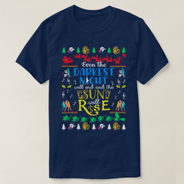 Camiseta Regalo de Navidades de Broadway (Diseño del anverso)